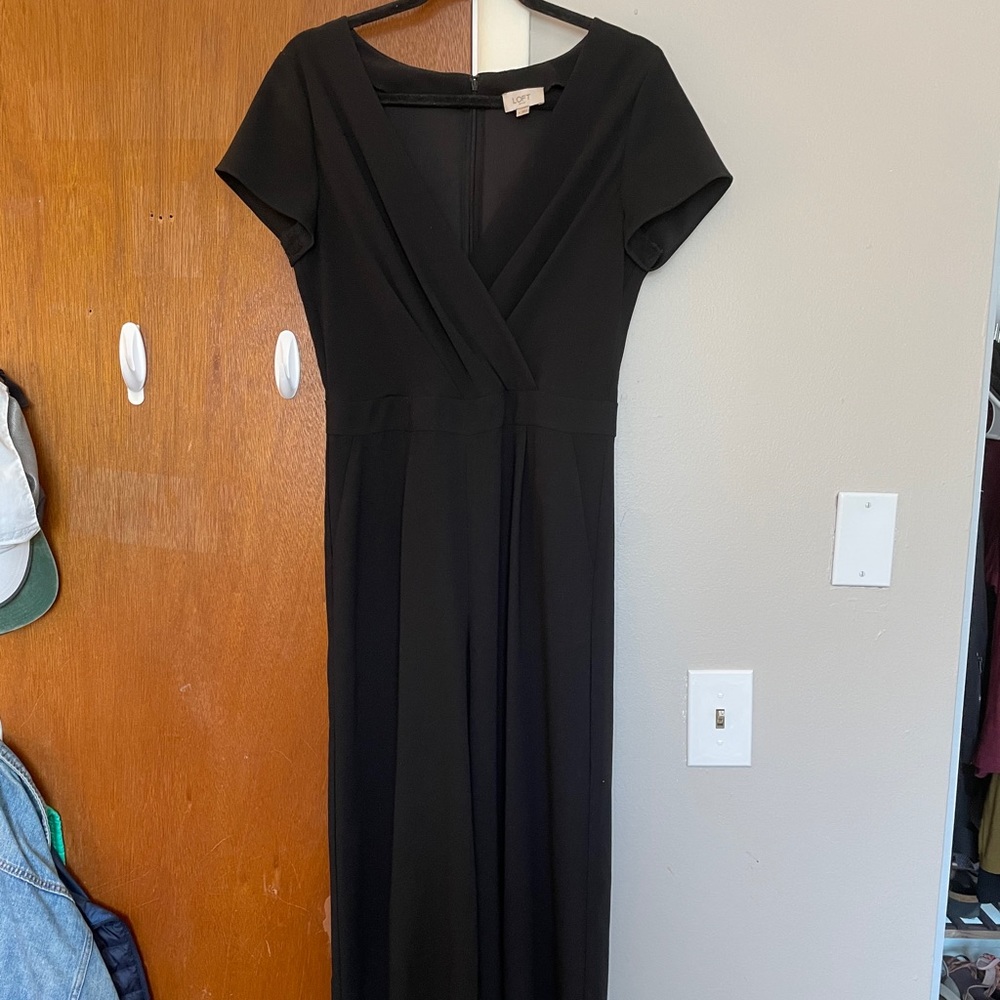 Loft Black Jumpsuit